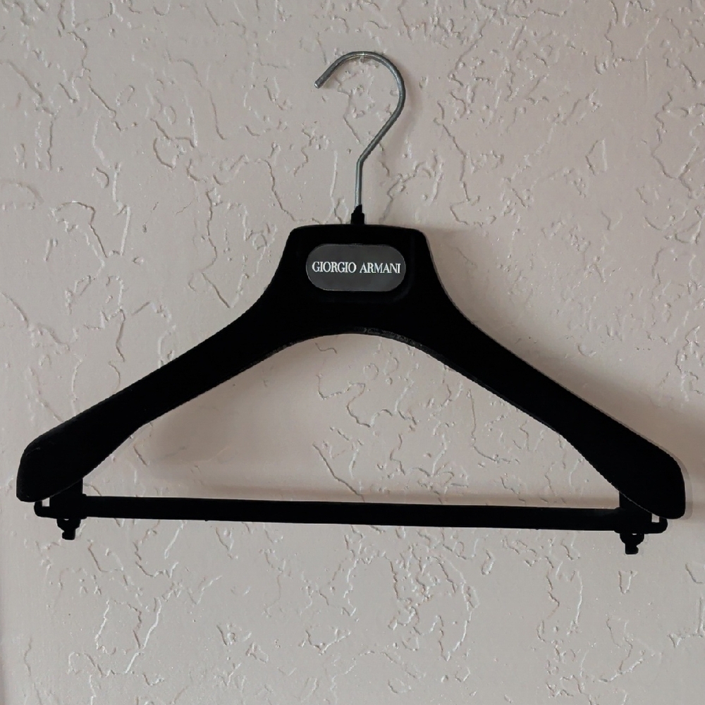 Giorgio Armani Classic Black Hanger Velvet